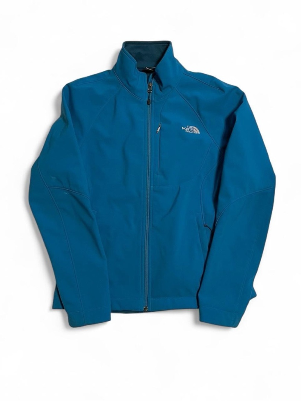 The North Face Hyvent fleece lined blue jacket